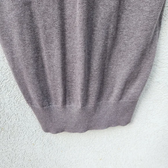 Athleta Knit Dress Women's Medium Taupe Classic Minimalist Neutral Staple Piece - Picture 11 of 11
